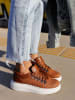 OYO FOOTWEAR Sneakersy w kolorze brązowym