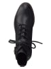Tamaris Leder-Boots in Schwarz