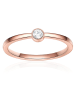 Eastside NY Rosévergold. Ring mit Edelstein