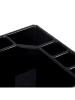 Compactor Organizer "Cosmetic" w kolorze czarnym - 14 x 7 x 14 cm