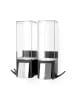 Compactor Wand-Seifenspender "Clever" in Schwarz/ Silber - (B)20 x (H)20,5 x (T)8 cm