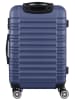 Geographical Norway 3-delige hardcase-trolleyset "Sourcing" donkerblauw