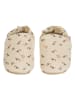 Lait et Miel Baumwoll-Krabbelschuhe "Robin" in Beige