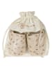 Lait et Miel Baumwoll-Krabbelschuhe "Robin" in Beige