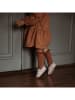 Lait et Miel Baumwoll-Krabbelschuhe "Robin" in Beige