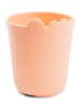 done by deer 2-delige set: drinkbekers "Croco" koraalrood/beige - 100 ml