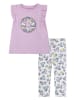 Converse 2tlg. Outfit in Grau/ Weiß/ Lila/ Bunt