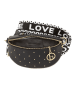 Lia Biassoni Leder-Brusttasche in Schwarz - (B)30 x (H)19 x (T)2 cm