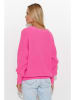 Makadamia Sweter w kolorze różowym