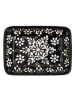 Ottoman Seifenschale "Night" in Schwarz - (L)13 x (B)9,5 x (H)6 cm