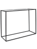 Rétro Chic Sidetable "Riga" zwart - (B)100 x (H)77 x (D)35 cm