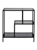 Rétro Chic Standregal in Schwarz - (B)80 x (H)79,5 x (T)30 cm