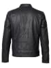 Petrol Industries Skórzana kurtka przejściowa w kolorze czarnym