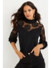 Cool and sexy Blouse zwart