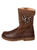 kmins Leder-Winterstiefel in Braun