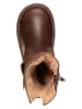 kmins Leder-Winterstiefel in Braun