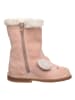 kmins Leren winterboots lichtroze