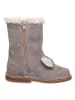kmins Leder-Winterstiefel in Grau