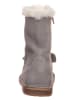 kmins Leder-Winterstiefel in Grau