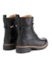 TRAVELIN' Leder-Boots "Kvosted" in Schwarz