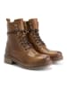 TRAVELIN' Leder-Boots "Kvosted" in Hellbraun