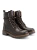 TRAVELIN' Leren boots "Kvosted" bruin