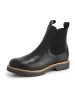 Travelin` Leder-Chelsea-Boots "Randers" in Schwarz