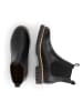 TRAVELIN' Leder-Chelsea-Boots "Randers" in Schwarz