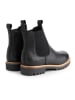 TRAVELIN' Leder-Chelsea-Boots "Randers" in Schwarz