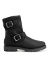 Travelin` Leren boots "Vattrup" zwart