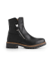 Travelin` Leren boots "Villendrup" zwart