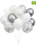 Meri Meri 12er-Set: Ballonstrauß in Silber
