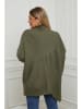 Plus Size Company Sweter "Bastos" w kolorze khaki