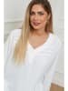 Plus Size Company Bluzka "Bedina" w kolorze białym