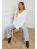 Plus Size Company Bluzka "Bedina" w kolorze białym