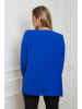 Plus Size Company Blouse "Bedina" blauw