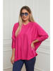 Plus Size Company Bluza "Caliss" w kolorze różowym