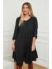 Plus Size Company Kleid "Denise" in Schwarz