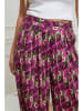 Plus Size Company Spodnie "Douam" w kolorze fioletowo-zielono-beżowym