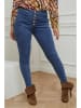Plus Size Company Spijkerbroek "Fiona" - skinny fit - blauw