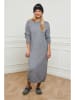 Plus Size Company Sukienka "Idrina" w kolorze szarym