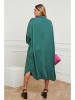 Plus Size Company Sukienka "Jacob" w kolorze zielonym