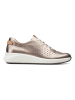 Clarks Leder-Sneakers in Gold