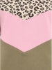 Zwillingsherz Sweatshirt "Konny" in Khaki/ Rosa