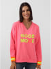 Zwillingsherz Sweatshirt "Dana" in Pink