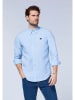 Polo Sylt Leinen-Hemd - Regular fit - in Hellblau