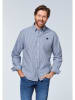 Polo Sylt Hemd - Regular fit - in Dunkelblau/ Weiß