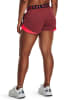 Under Armour Trainingsshorts "Play Up Twist" in Bordeaux