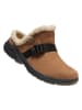 Keen Leren clogs "Hood" lichtbruin