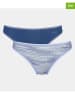 Sloggi 2er-Set: Pantys in Hellblau/ Blau